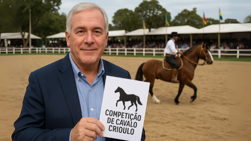 Aldo Vendramin relembra a trajetória do Freio de Ouro como marco do Cavalo Crioulo no Brasil.
