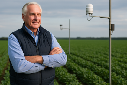 Aldo Vendramin apresenta como sensores e inteligência artificial estão revolucionando o campo e otimizando recursos.