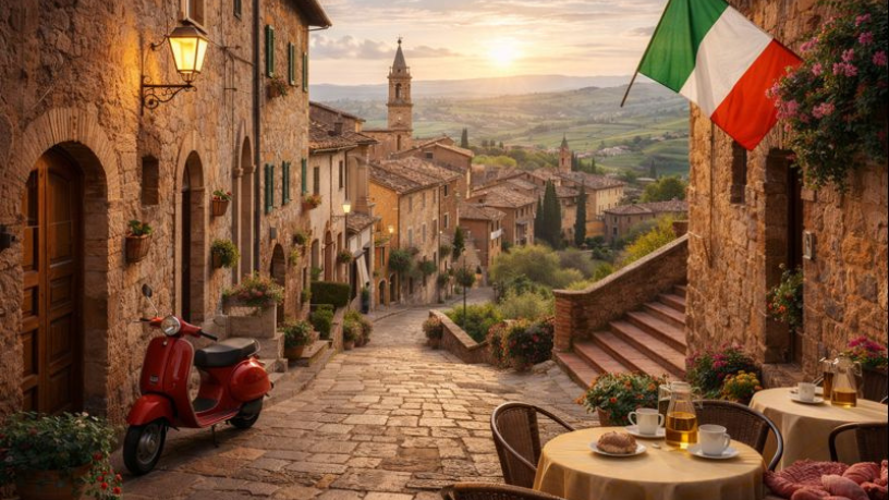 Para Leonardo Rocha de Almeida Abreu, caminhar pela Itália é a melhor forma de sentir ritmo, cultura e história.