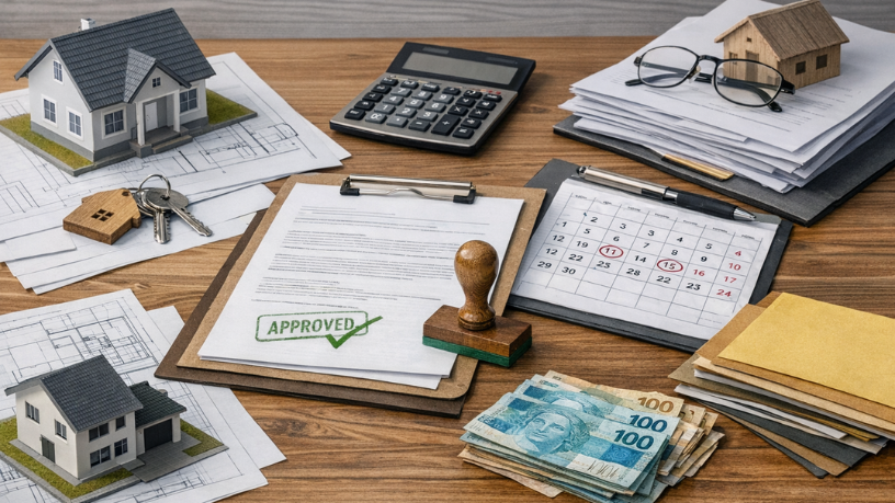 Financiamento aprovado e caminho até o contrato orientado pela Francisco Lucena Imóveis.